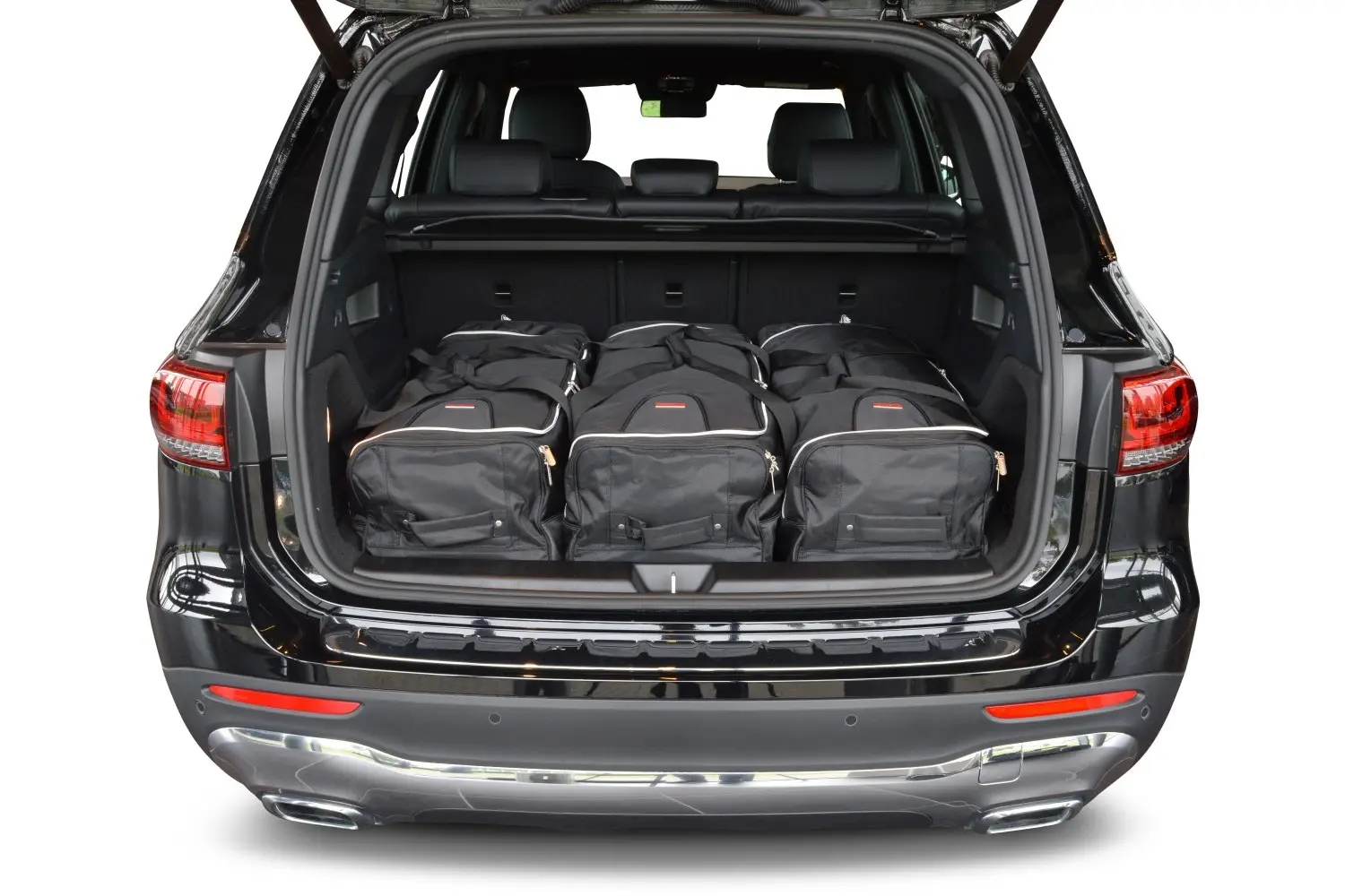 Travel bag set suitable for Mercedes-Benz GLB (X247) 2019-today, A-Class, black, CB-M24801S