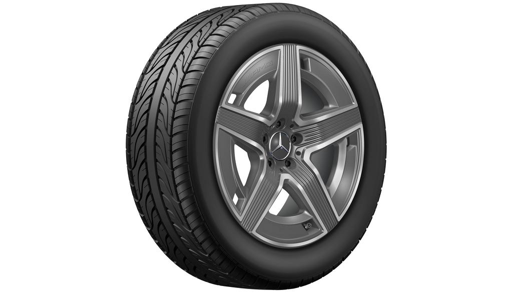 AMG 5-spaaks velg, 48,3 cm (19 inch), hoogglans, GLC, 235/55 R19/, tantaalgrijs, A25440104007Y51