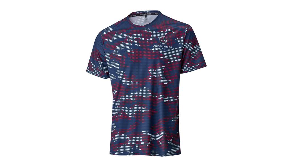 Maglietta da uomo, bianco / blu / rosso, B67997892