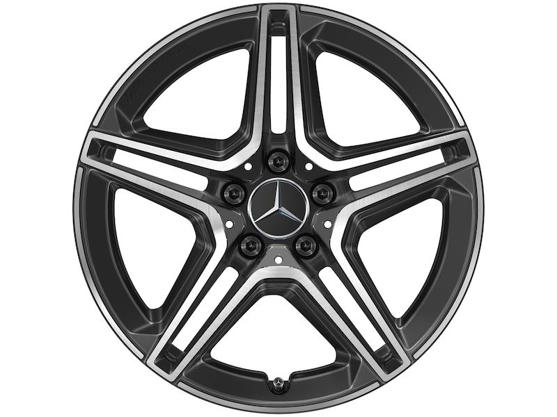 AMG 5-twin-spoke wheel, black, Bridgestone, Blizzak LM001 MO, 225/45 R18 91H, winter, Q4401419109700J2022