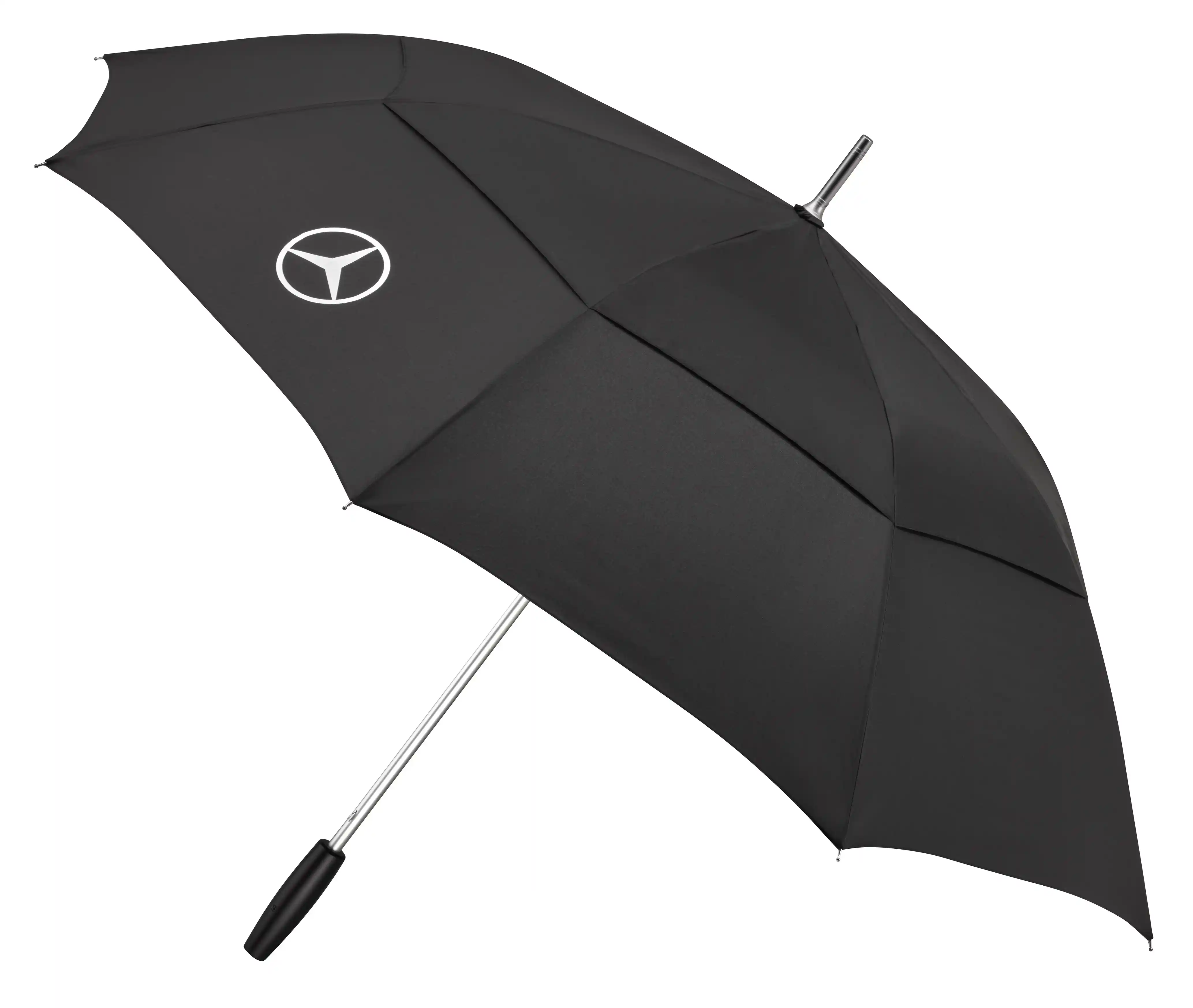 Gästeschirm, schwarz, Aluminium / Polyester (recycelt) / Fiberglas, B67960043 Gästeschirm, schwarz, Aluminium / Polyester (recycelt) / Fiberglas, B67960043