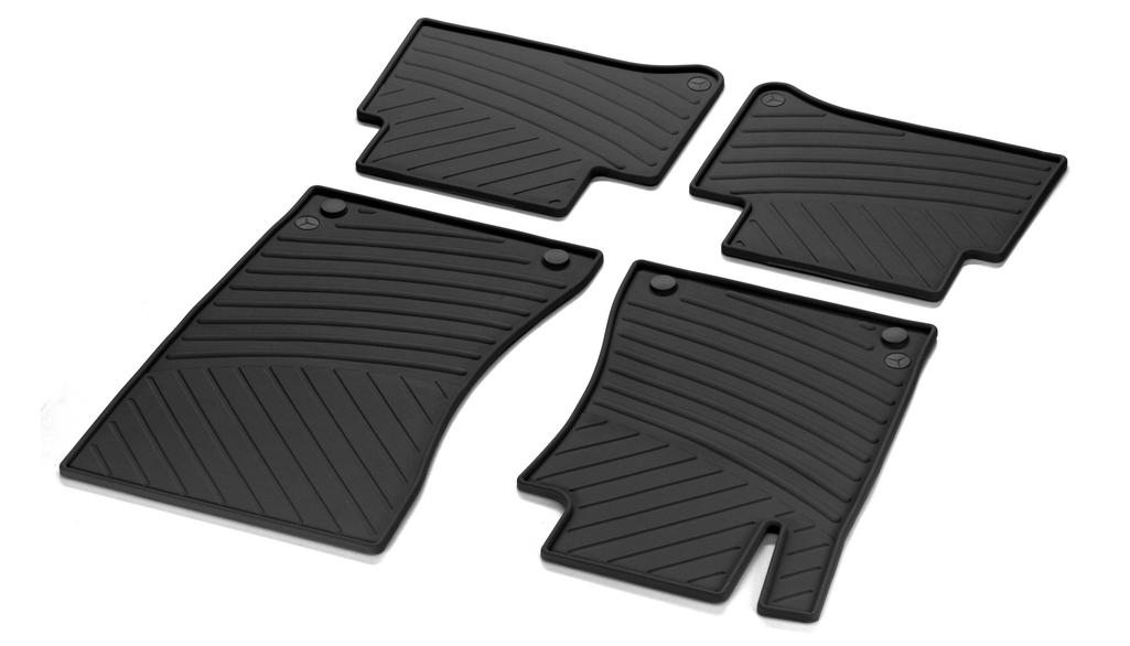 All-weather mats CLASSIC, set, 4-piece, E-Class/ CLS, black, B67812049