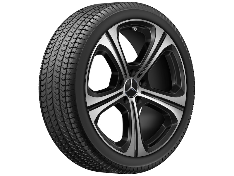 5-dubbelspaaks velg, glanzend zwart, Pirelli, P Zero MO, 255/35 R19 96Y XL, zomer, Q4402417103000J2022