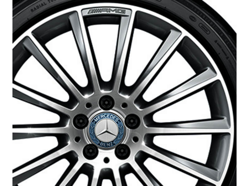 AMG Vielspeichen-Rad, 48,3 cm (19 Zoll), glanzgedreht, CLS, 285/30 R19/, titangrau, A21840112007X21