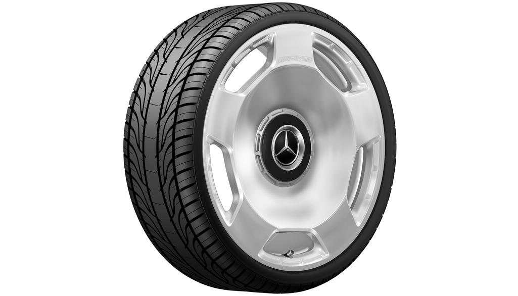 Cerchio forgiato AMG a 5 fori, GLS, 325/35 R23/, colore argento, A16740188007X15 Cerchio forgiato AMG a 5 fori, GLS, 325/35 R23/, colore argento, A16740188007X15