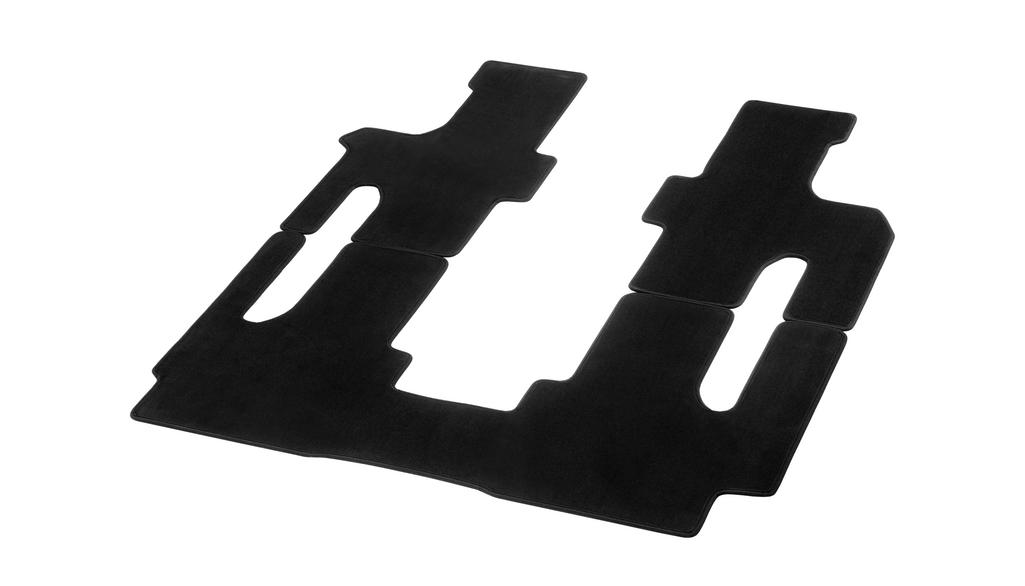 Veloursmatten, passagierscompartiment, met dubbele rail, 1 schuifdeur, met/zonder tafel (YE2), 3-delig, V-Klasse/EQV/Vito/eVito, zwart, A4476805402 Veloursmatten, passagierscompartiment, met dubbele rail, 1 schuifdeur, met/zonder tafel (YE2), 3-delig, V-Klasse/EQV/Vito/eVito, zwart, A4476805402