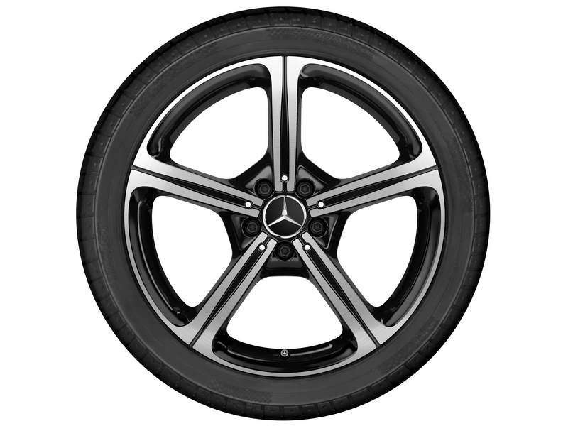 5-spoke wheel, 48.3 cm (19-inch), high-sheen, CLS, 245/40 R19/, black, A25740110007X23