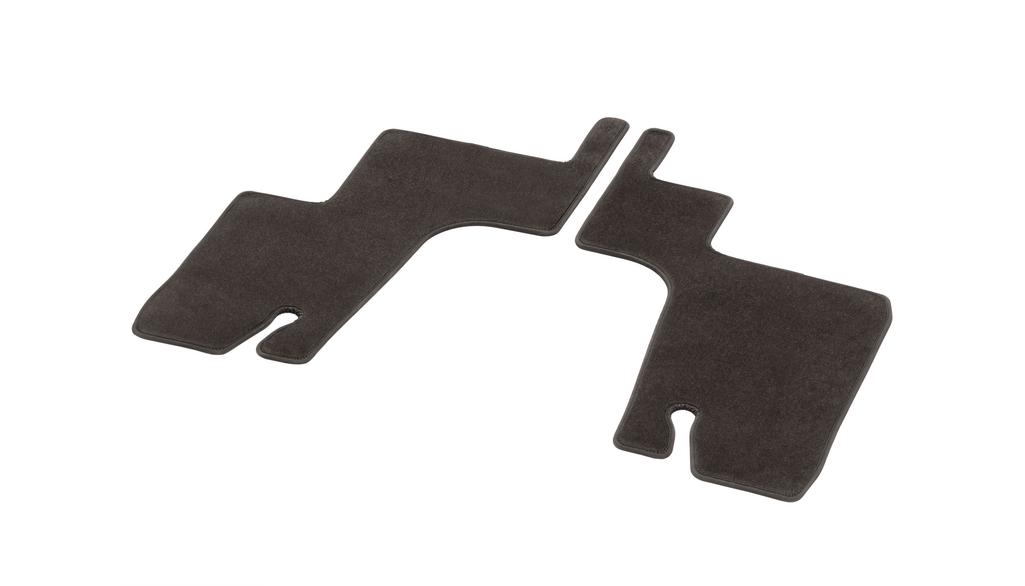 Tappetini in velluto CLASSIC, 3a fila di sedili, 2 pezzi, GL-GLS, marrone espresso, A16668066008T47