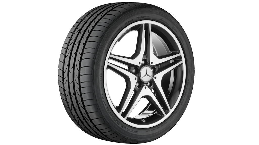 AMG 5-Doppelspeichen-Rad Schwarz Glanzgedreht AMG 5-Doppelspeichen-Rad Schwarz Glanzgedreht