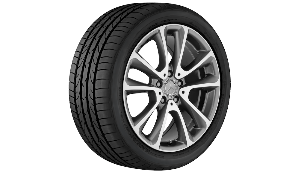 5-twin-spoke wheel Tremolit-metallic polished, Pirelli, W SottoZero 3 MOE, 245/45 R18 100V XL, Winter, Q4405417104100J2022