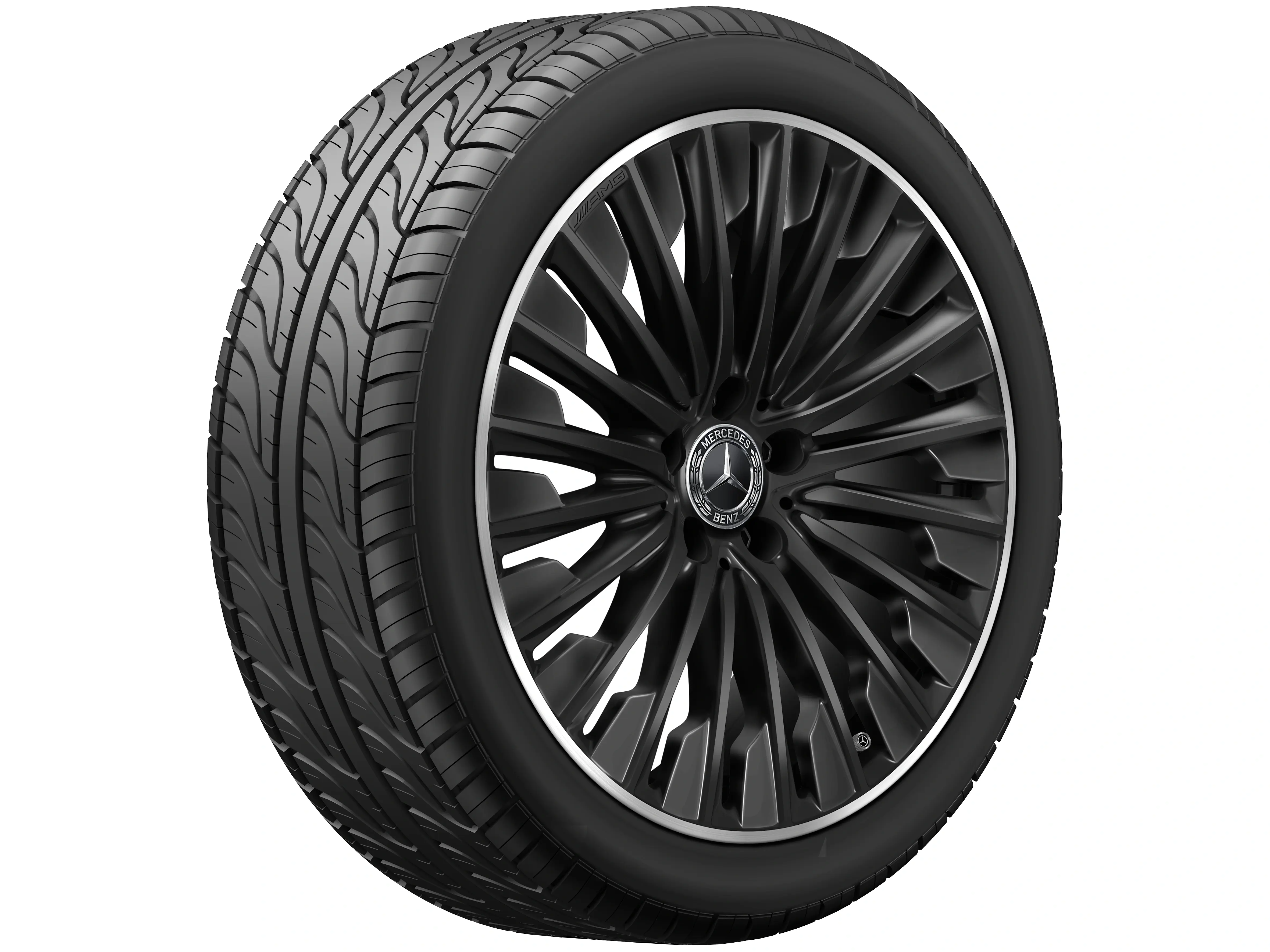 AMG-dubbelspaaksvelg, 48,3 cm (19 inch), gelakt, CLE, 245/40 R19/, zwart, A23640119007X72 AMG-dubbelspaaksvelg, 48,3 cm (19 inch), gelakt, CLE, 245/40 R19/, zwart, A23640119007X72