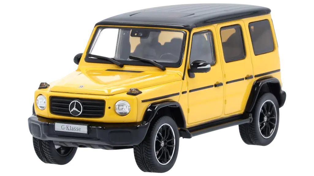 Model car: G-Class, off-road vehicle, AMG Line, W463, pullback, brilliant blue, B66961102 Model car: G-Class, off-road vehicle, AMG Line, W463, pullback, brilliant blue, B66961102