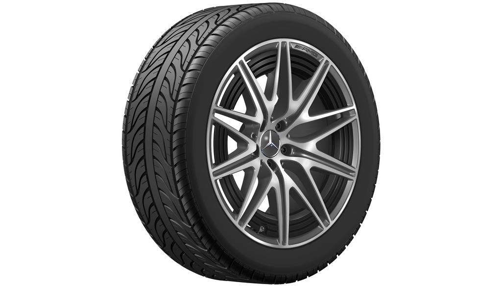 AMG 10-spaaks velg, 50,8 cm (20 inch), hoogglans, GLC, 265/45 R20/, tantaalgrijs, A2544000600 AMG 10-spaaks velg, 50,8 cm (20 inch), hoogglans, GLC, 265/45 R20/, tantaalgrijs, A2544000600