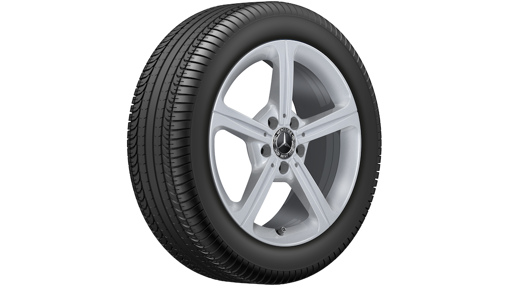 5-spoke wheel, CLA/ B-Class/ A-Class, Michelin, Alpin 5 MO, 205/55 R17/91H, Winter, Q440141510040