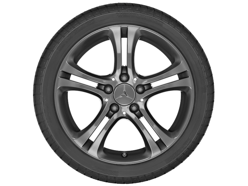 5-dubbelspaaks wiel Tremolit-metallic, Dunlop, SP Winter Sport 4D MO, 225/45 R17 91H, Winter, Q4401312137800J2022