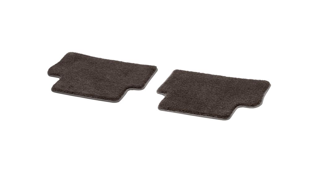 EXCLUSIVE velour mats, rear, 2-piece, E-Class, espresso brown, A21368024068U72 EXCLUSIVE velour mats, rear, 2-piece, E-Class, espresso brown, A21368024068U72