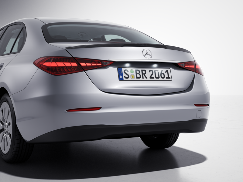 Spoiler posteriore, stile carbonio, Classe C, A2067930200 Spoiler posteriore, stile carbonio, Classe C, A2067930200