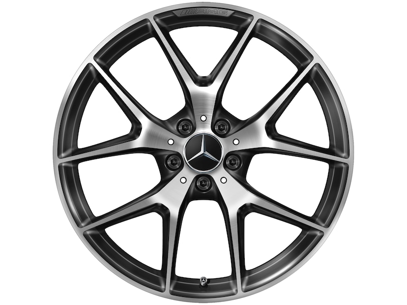 AMG Kreuzspeichen-Rad Glanzgedreht Schwarz, Dunlop, Winter Sport 5 SUV MO, 285/40 R20 108V XL, Winter, Q440301210460G22021