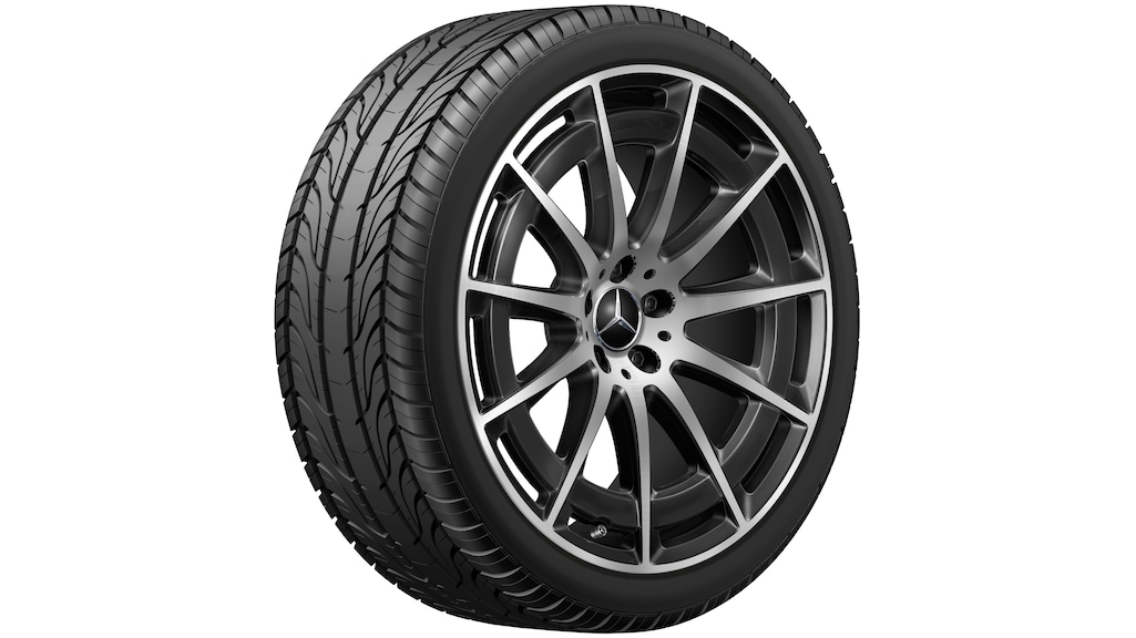 AMG multi-spoke wheel, black gloss turned, Continental, WinterContact TS 860 S MO1, 265/40 R21 105V, Winter, Q440141113260 AMG multi-spoke wheel, black gloss turned, Continental, WinterContact TS 860 S MO1, 265/40 R21 105V, Winter, Q440141113260