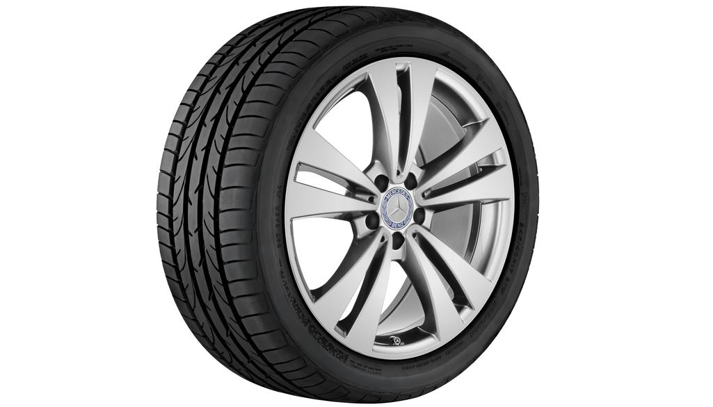 5-dubbelspaaks velg, 53,3 cm (21 inch), GLE, 315/40 R21/, vanadiumzilver, A29240111007X45