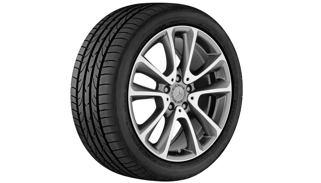 5-Doppelspeichen-Rad, E-Klasse, Pirelli, W SottoZero 3 MO, 275/40 R18/103V, Winter, Q440141713130