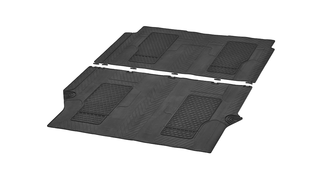 All-weather matten, passagierscompartiment, gastencompartiment I en II, 2-delig, zwart, A44768035079G33 All-weather matten, passagierscompartiment, gastencompartiment I en II, 2-delig, zwart, A44768035079G33