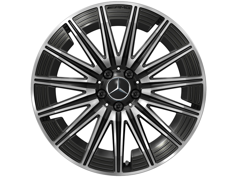 AMG Vielspeichen-Rad, 50,8 cm (20 Zoll), glanzgedreht, CLE, 275/30 R20/, schwarz, A23640124007X23