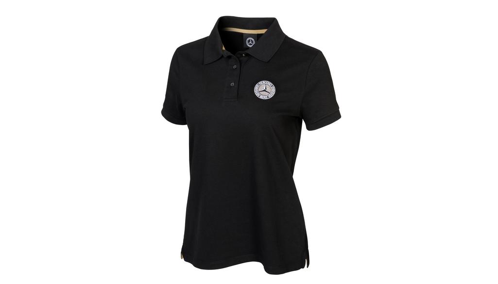 Ladies' polo shirt, black, B66041703