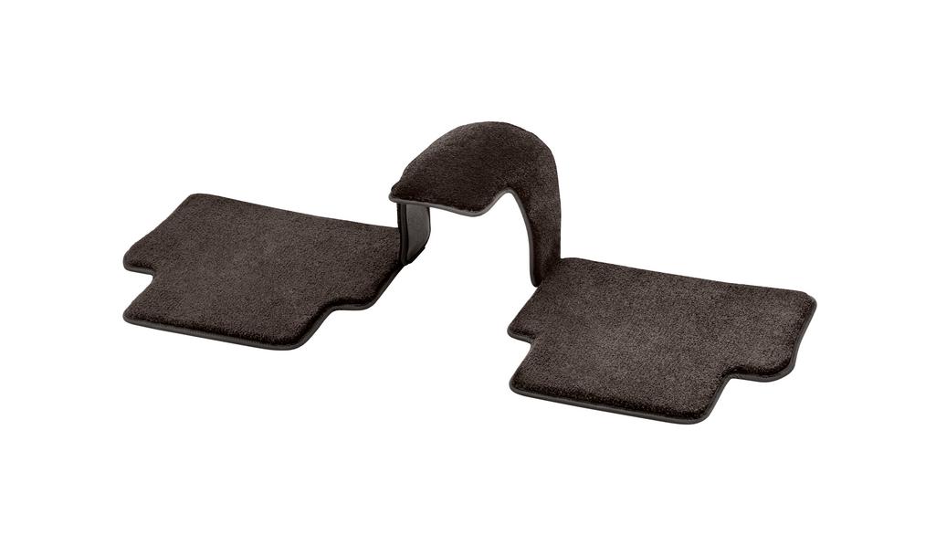 EXCLUSIEVE veloursmatten, achter met cardantunnelmat, 3-delig, E-Klasse/ CLS, espressobruin, A21368086068U72