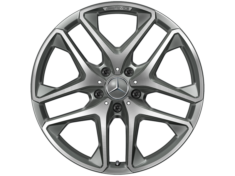 AMG 5-twin-spoke wheel, titanium gray, polished, Pirelli, Scorpion Winter MO1, 275/45 R21 110V XL, winter, Q440301712710