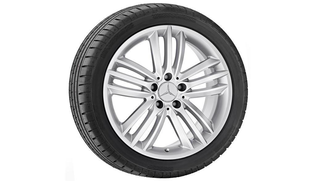 5-Tripel-Speichen-Rad, Korsunia, 45,7 cm (18 Zoll), SLK-SLC/ CLK, 245/35 R18/, sterlingsilber, B66474500
