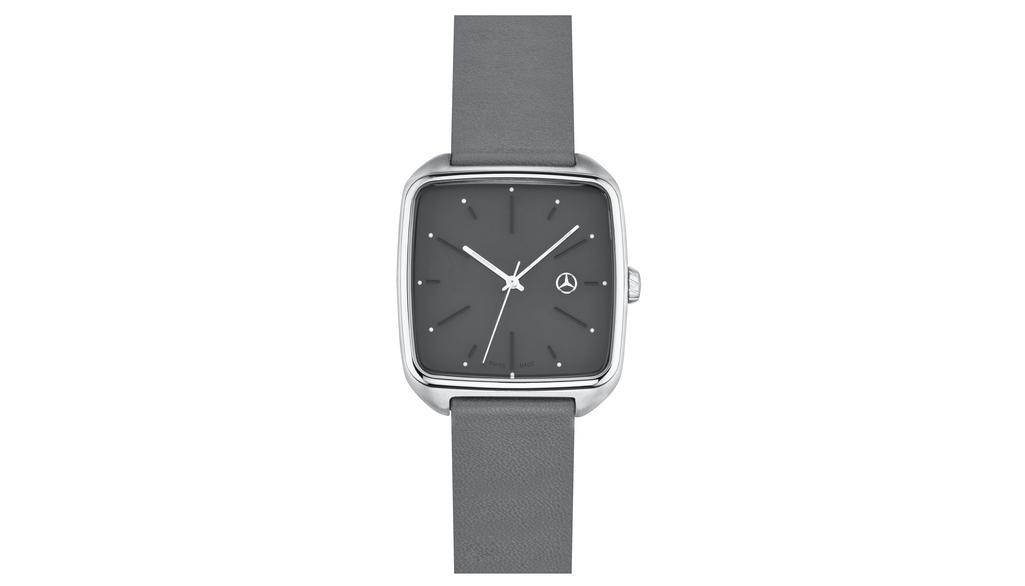 Wristwatch men, Modern, anthracite / silver-colored / black, B66959457 Wristwatch men, Modern, anthracite / silver-colored / black, B66959457