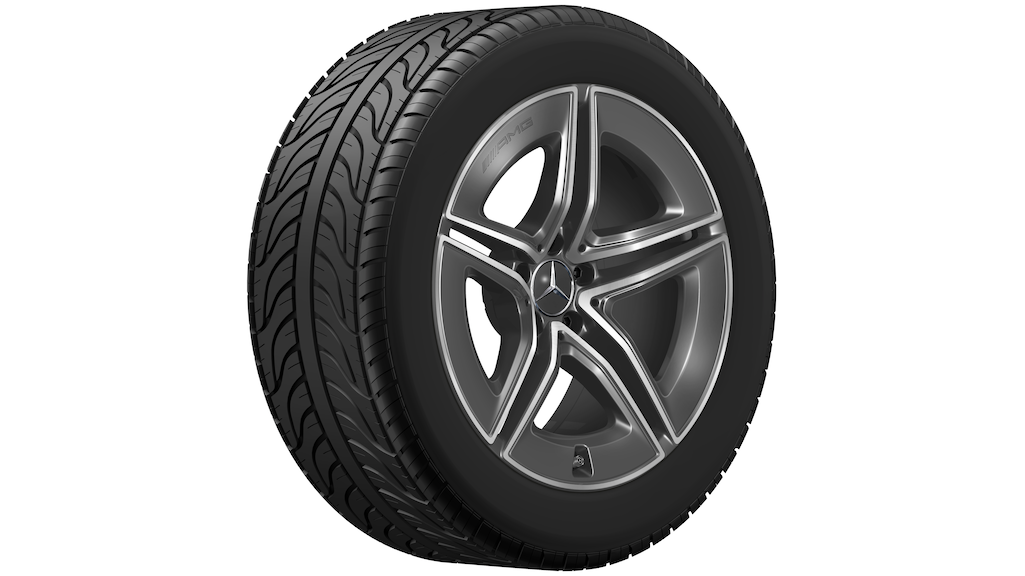 AMG 5-Doppelspeichen-Rad Tantalgrau Glanzgedreht, Pirelli, Scorpion Winter 2 MO1, 235/55 R19 105V XL, Winter, Q440301712900