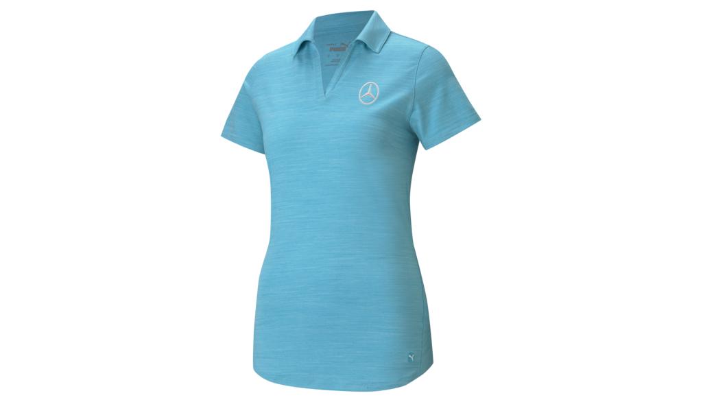 Polo da golf da donna, turchese, B66450452 Polo da golf da donna, turchese, B66450452