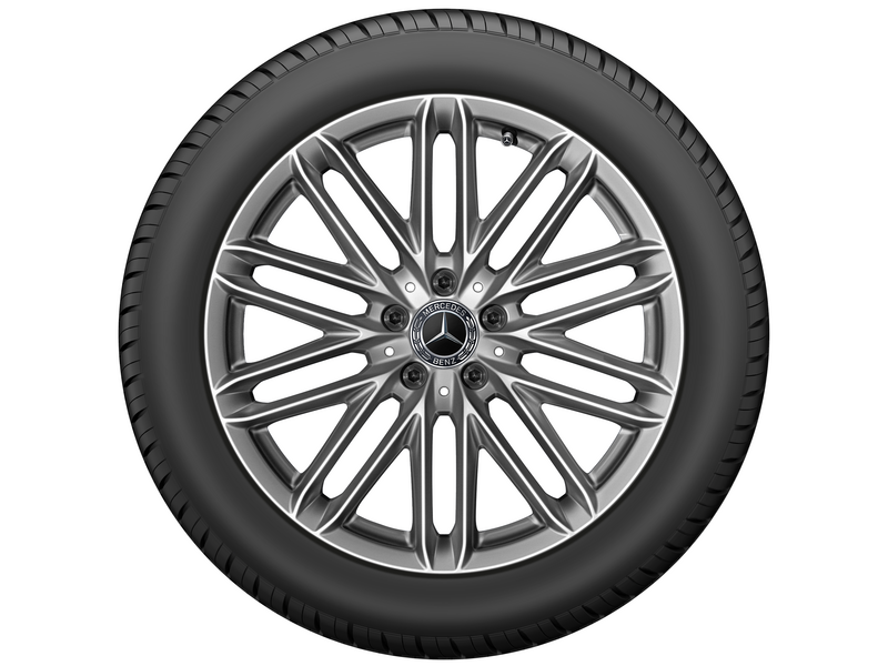 10-twin-spoke wheel, 48.3 cm (19-inch), S-Class, 255/45 R19/, thulium silver, A22340135009293