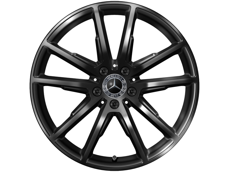 5-Doppelspeichen-Rad, 48,3 cm (19 Zoll), EQE, 235/55 R19/, schwarz, A29440104007X43