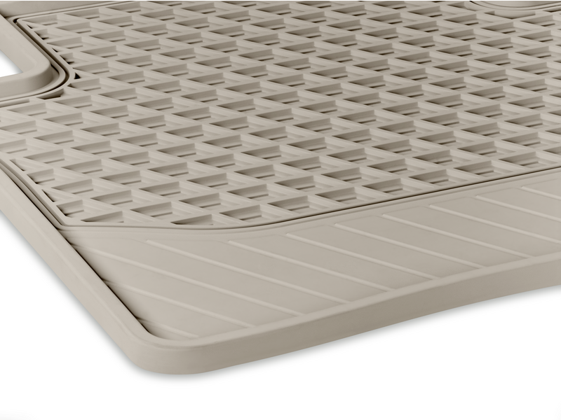 Allwettermatten CLASSIC, Fond, 2-teilig, E-Klasse, macchiatobeige, A21368003068U52