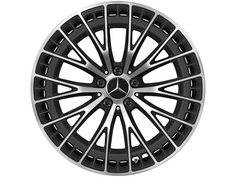 AMG Leichtmetallrad, im Y-Speichen-Design, 50,8 cm (20 Zoll), glanzgedreht, CLE, 265/35 R20/, schwarz matt, A23640129007X36