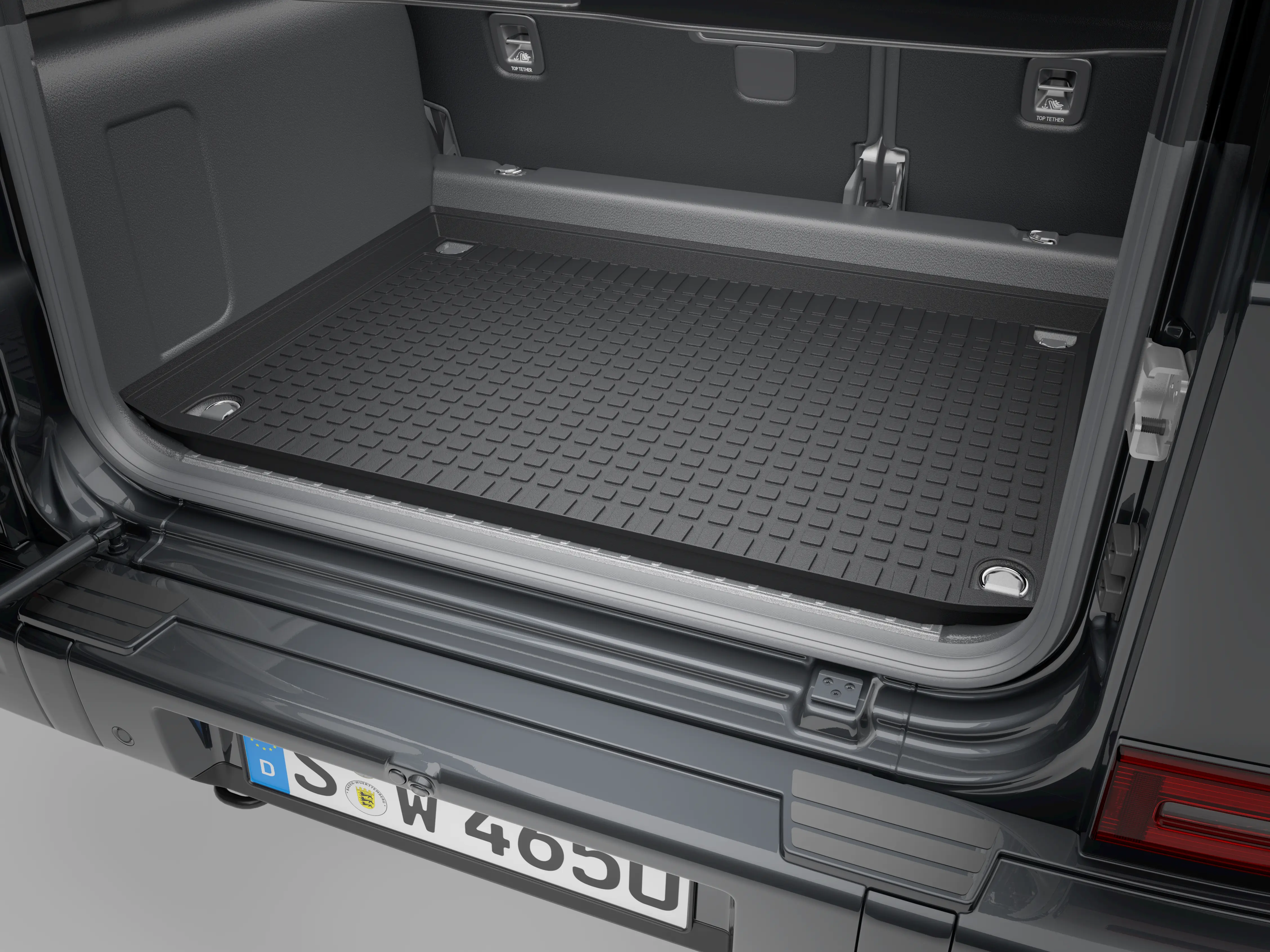 Kofferraumwanne, flach, schwarz, Polypropylen, A4658104902 Kofferraumwanne, flach, schwarz, Polypropylen, A4658104902