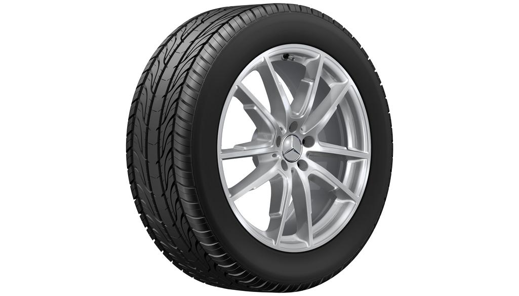 5-twin-spoke wheel, vanadium silver, Pirelli, Scorpion Winter MO, 265/50 R20 111H XL, winter, Q440301712740