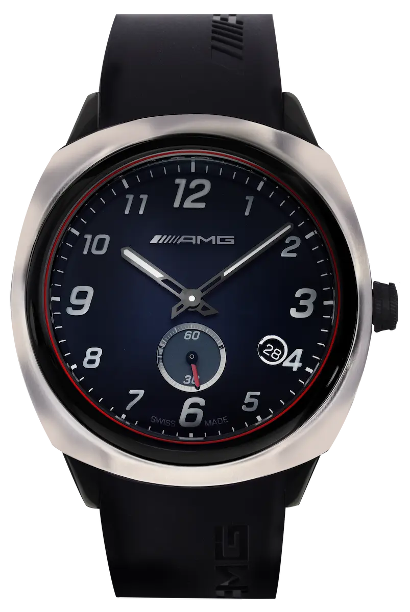 Orologio da polso, unisex, AMG, Essentials, nero / antracite / rosso, acciaio inossidabile / titanio / gomma, B66959852 Orologio da polso, unisex, AMG, Essentials, nero / antracite / rosso, acciaio inossidabile / titanio / gomma, B66959852