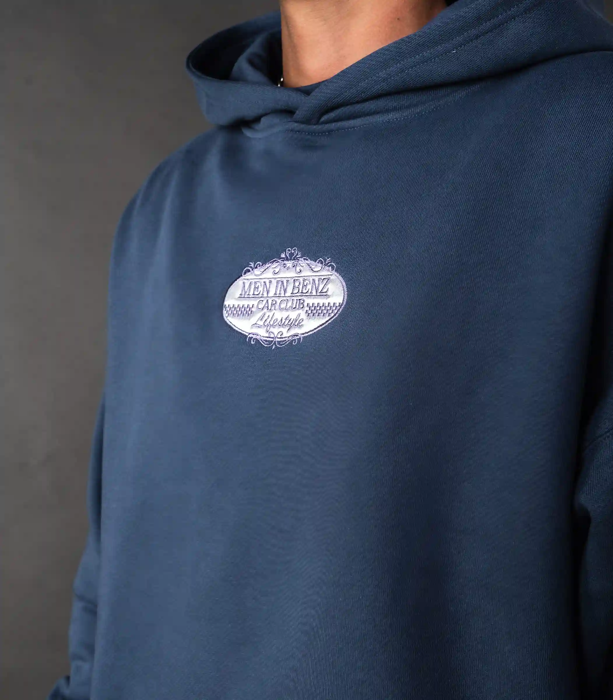 MIB Street Life hoodie, dark blue, MIB03001D-3XL004