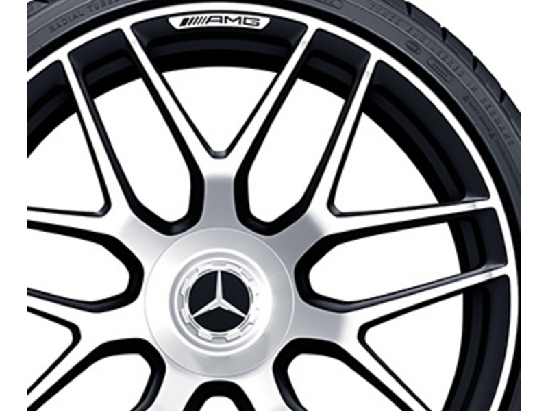 AMG Schmiederad im Kreuzspeichen-Design, 53,3 cm (21 Zoll), glanzgedreht, AMG GT, 315/30 R21/, schwarz matt, A29040109007X36