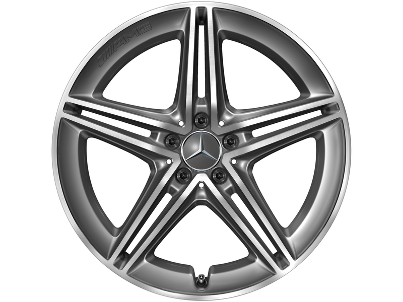 AMG 5-Doppelspeichen-Rad Tantalgrau Glanzgedreht, Michelin, Pilot Alpin 5 MO1, 265/40 R20 104W XL, Winter, Q440141512590G2