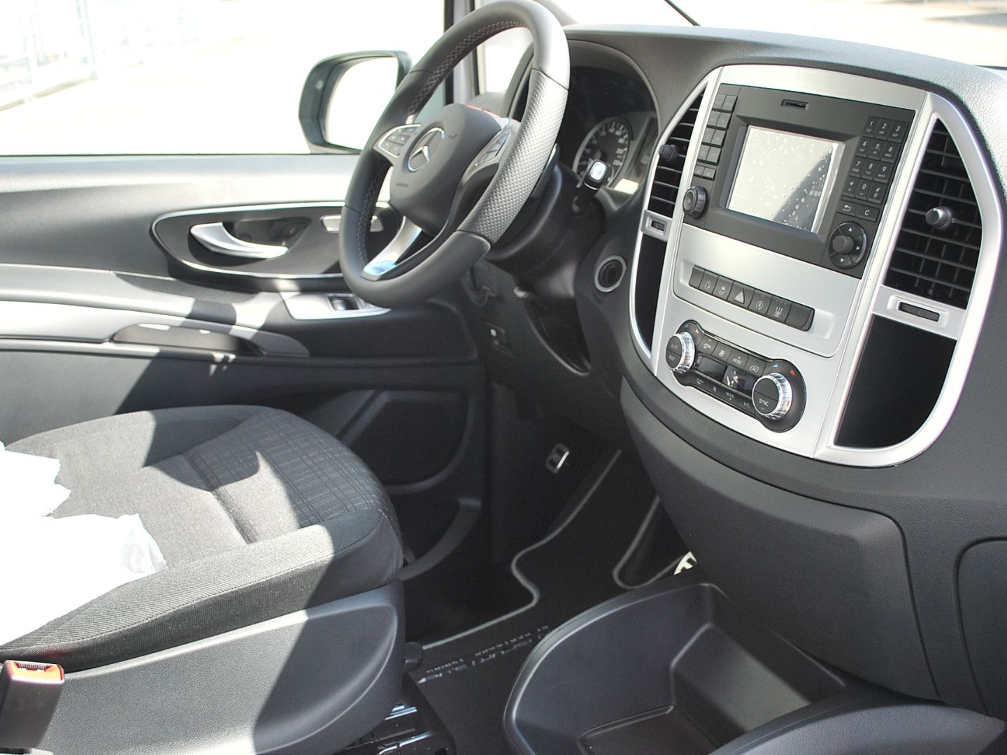 Zilveren aluminium sierlijsten voor Mercedes-Benz Vito 447, VS-44746401A