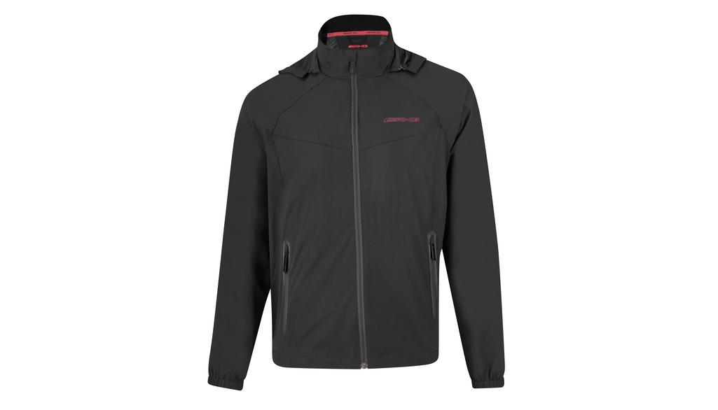 AMG Regenjacke Herren, schwarz / rot, B6695888