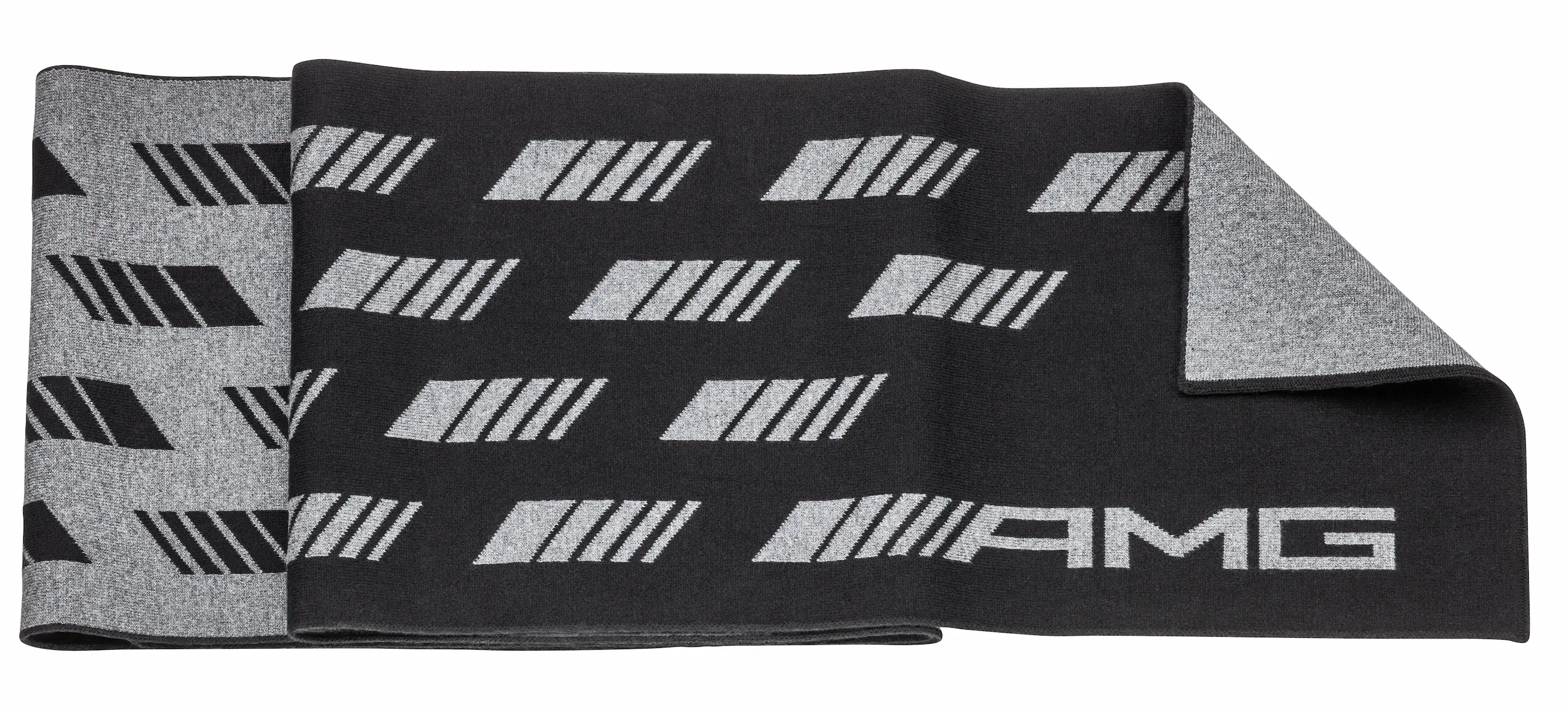 AMG Strickschal, Unisex, schwarz, Baumwolle (Bio) / Wolle (Merinowolle) / Elasthan, B67960041 AMG Strickschal, Unisex, schwarz, Baumwolle (Bio) / Wolle (Merinowolle) / Elasthan, B67960041
