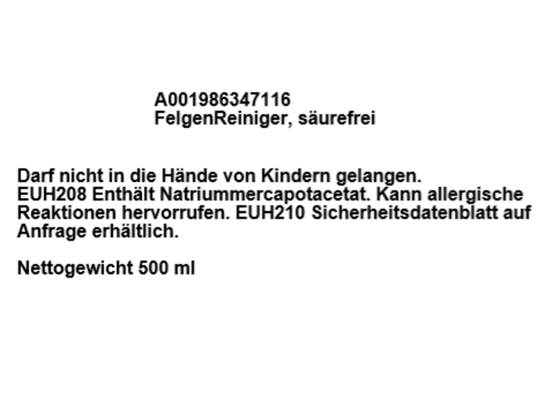 FelgenReiniger, A001986347116