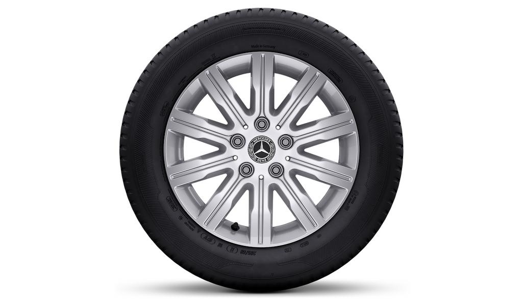 10-Speichen-Rad Vanadiumsilber, Continental, EcoContact 6, 205/60 R16 96H XL, Sommer, Q440291110390 10-Speichen-Rad Vanadiumsilber, Continental, EcoContact 6, 205/60 R16 96H XL, Sommer, Q440291110390
