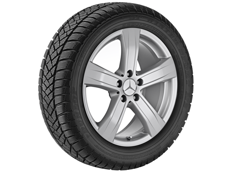 5-Speichen-Rad, 45,7 cm (18 Zoll), S-Klasse/ CL, 255/45 R18/, titansilber, B66474531